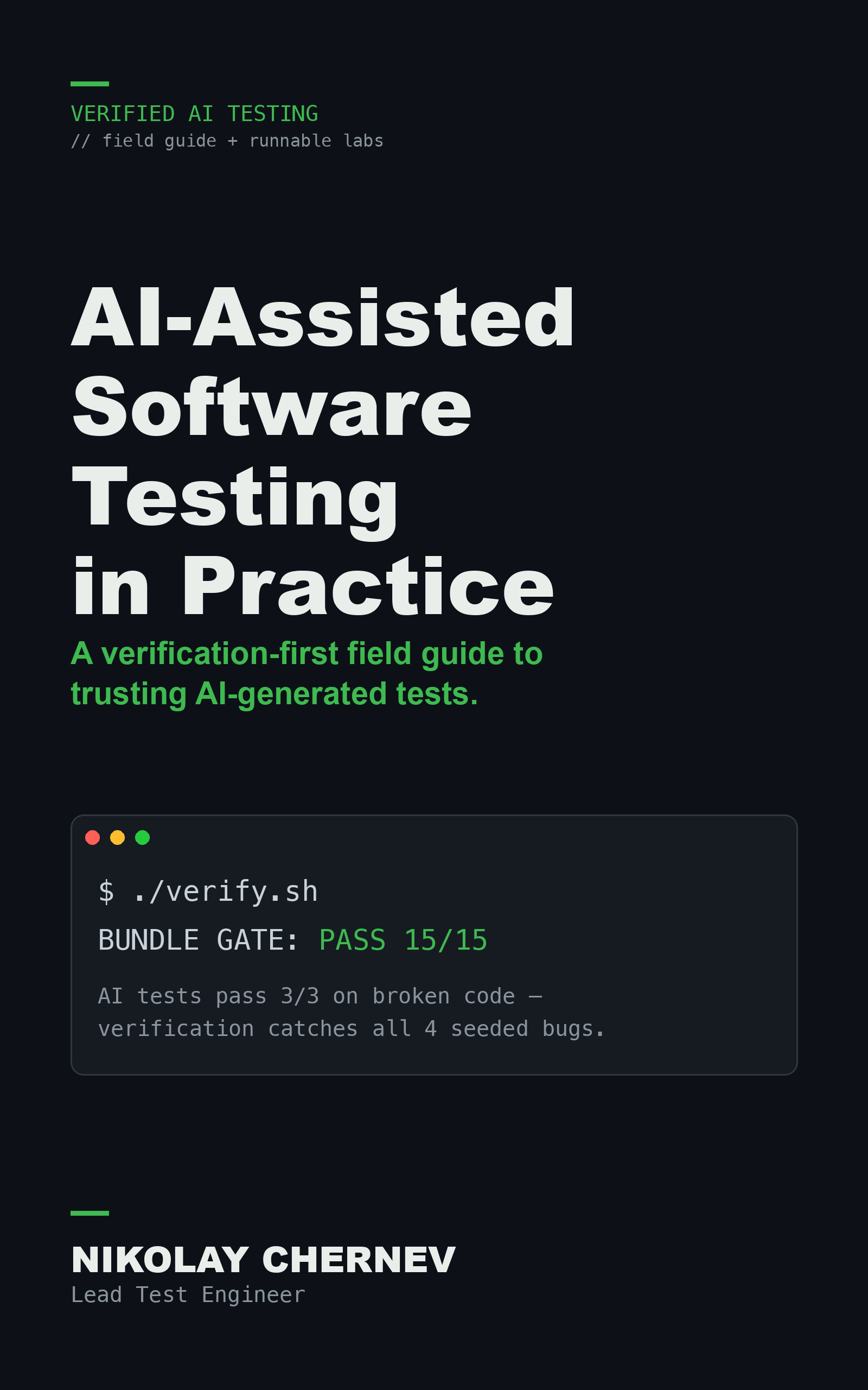 Cover of AI Testing in Practice